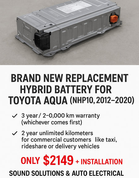 Brand New Toyota Aqua Hybrid Battery NHP10 (2011 – 2020) with 3 Years Warranty