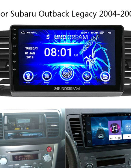 SoundStream SUBARU OUTBACK / LEGACY (2004 - 2009) 916D 9″ Touch Screen Android Player