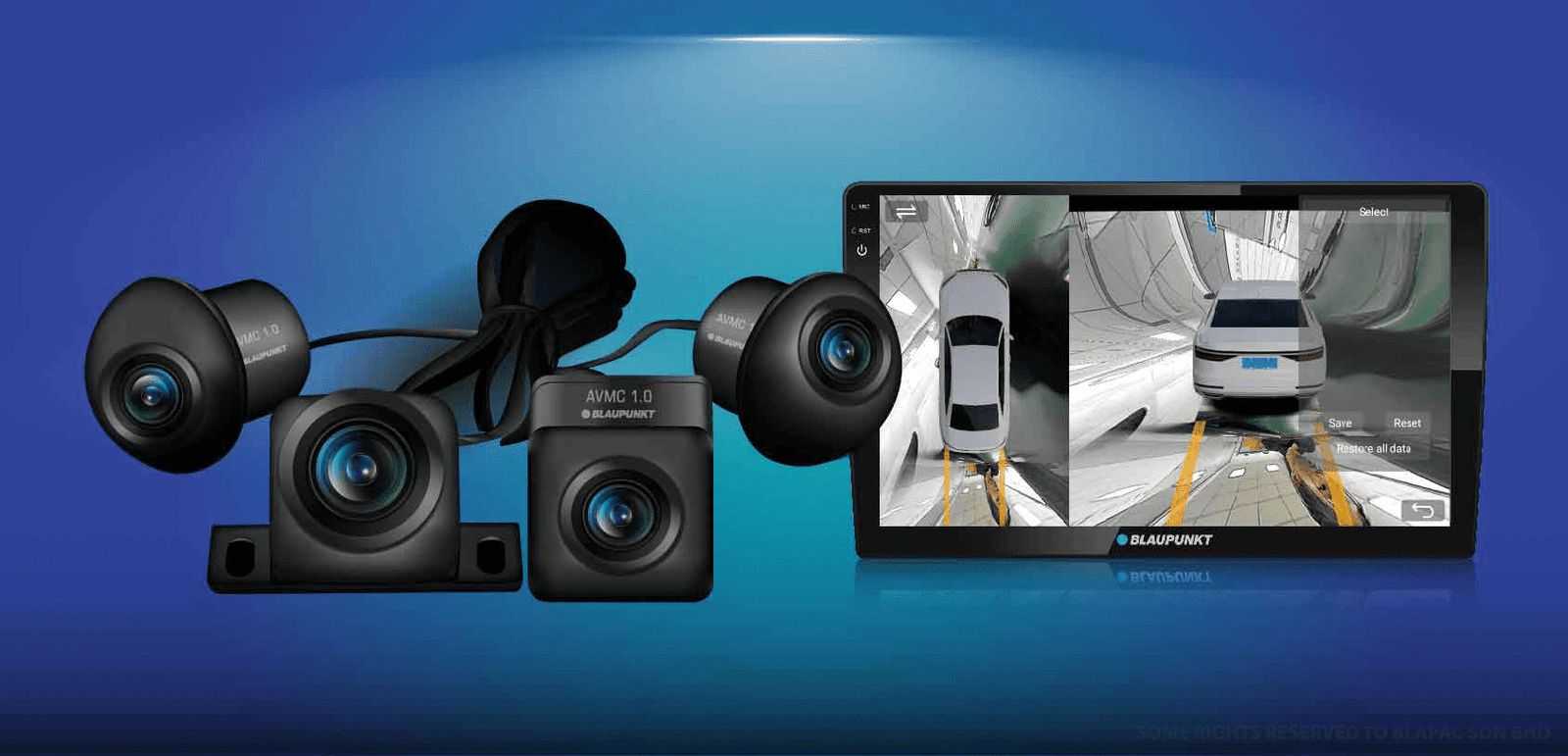 Blaupunkt AVMC 1.1 360° Panoramic Parking System