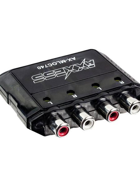 METRA 4 CH PASSIVE LINE OUT CONVERTER MINI 80W SPEAKER TO RCA (HIGH TO LOW CONVERTER)