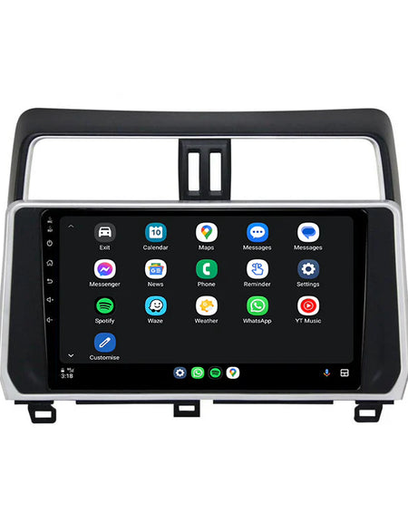 Toyota Prado / Land Cruiser 2018–2023 Lenovo 9" Android Unit – Wireless CarPlay & Android Auto