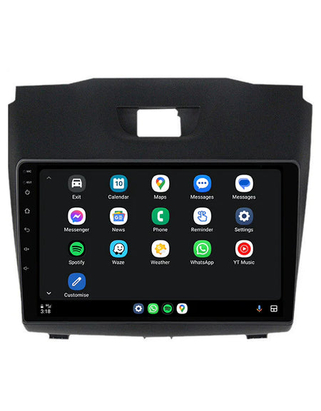 Isuzu D-Max / Colorado (2012–2016, MYLINK)-Digital IQ 9″ Wireless CarPlay & Android Auto, Head Unit Premium Audio