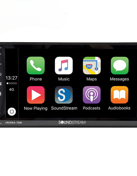Soundstream VRCPAA-70M 7"  Mechless Media Player with Apple CarPlay and Android Auto