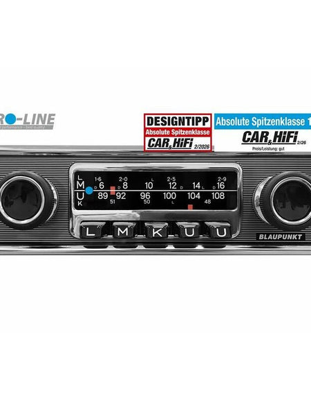 Blaupunkt Frankfurt Stereo MB 70s Car Radio – DAB+, Bluetooth Twin Connect, USB-C & AUX