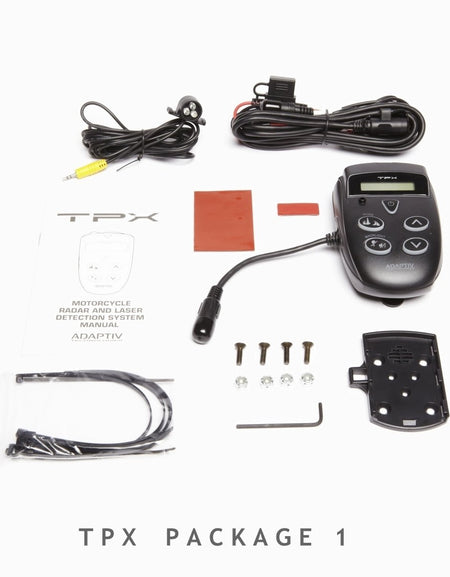 ADAPTIV TPX Radar Detector V3.0 Motorcycle Radar Package 1