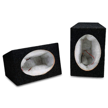 SPEAKER BOX 6 X 9" BLACK SMALL PAIR