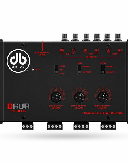 DB Drive E5 HLC6 6 Channel Line Output Converter