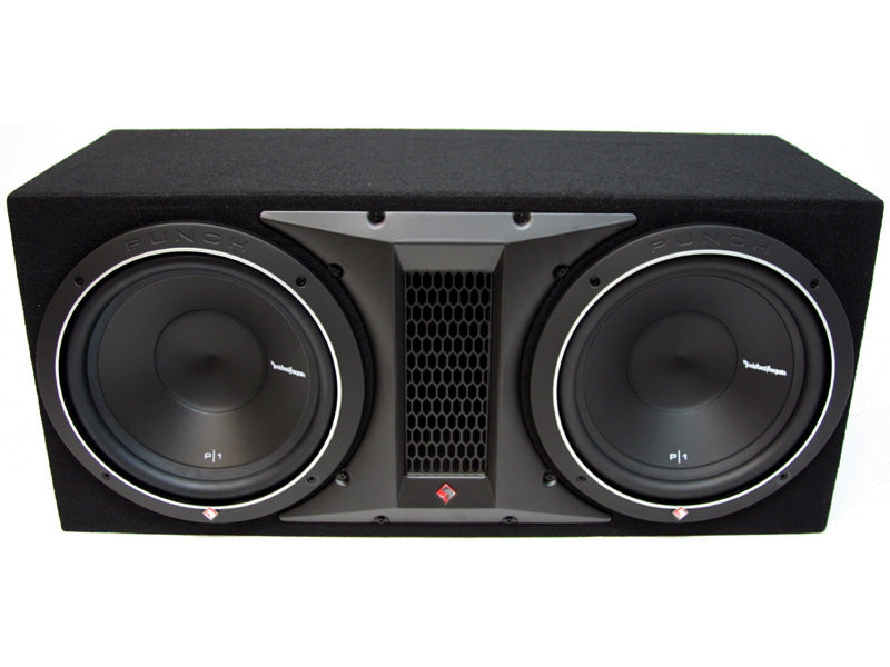 Rockford Fosgate Punch P1-2X12 Dual 12" 1000W (500W RMS) 2 ohm  Ported enclosure