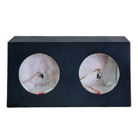 SUBWOOFER BOX FOR 2 X 10" SUB DOUBLE BLACK