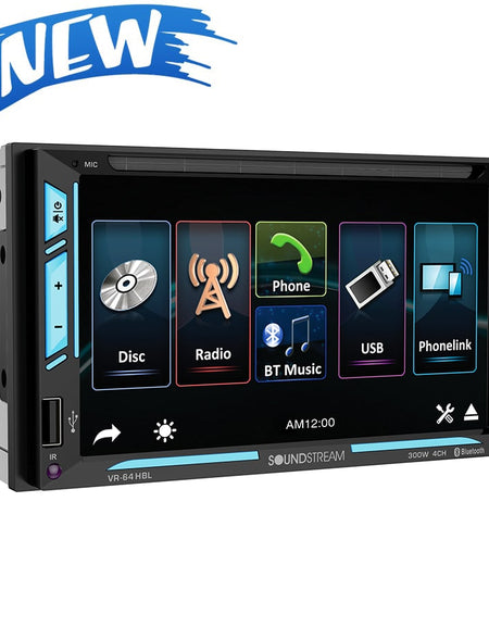 Soundstream VR-64HBL 6.2” Double Din Multimedia System
