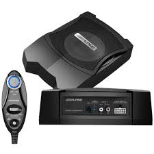ALPINE PWE-S800 SLIMLINE UNDER SEAT 8 INCH POWERED SUBWOOFER