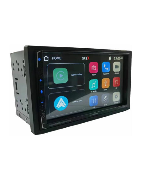 Massive Audio H7CPAW 7" VIDEO HEAD UNIT | Wireless CARPLAY, Wireless ANDROID Auto