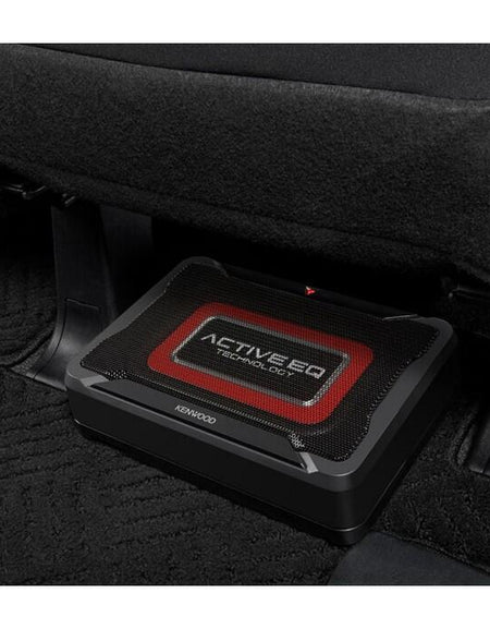 KENWOOD KSC-PSW7EQ 7INCH ACTIVE Micro Underseat Subwoofer