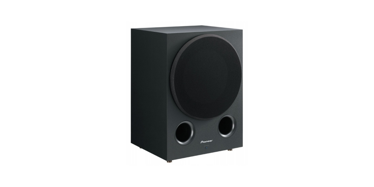 Pioneer S-62W-B 12inch 200 Watt Subwoofer with Class D Amplifier