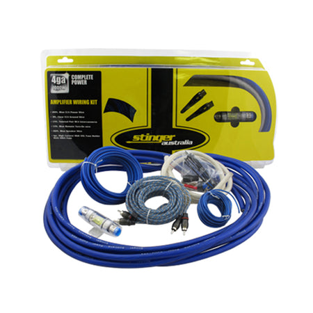 Stinger STK4 Stinger 4 Gauge Complete Wiring Kit.