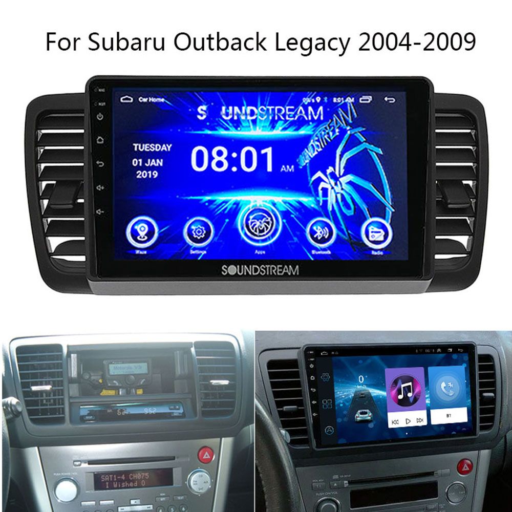 SoundStream  SUBARU OUTBACK / LEGACY (2004 - 2009) 916D 9″ Touch Screen Android Player