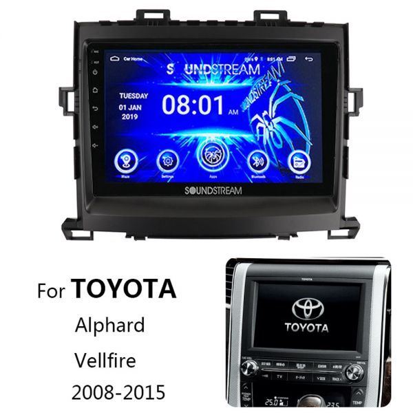 SoundStream TOYOTA ALPHARD / VELLFIRE (2008-2015) 916D 9″ Touch Screen Android Player