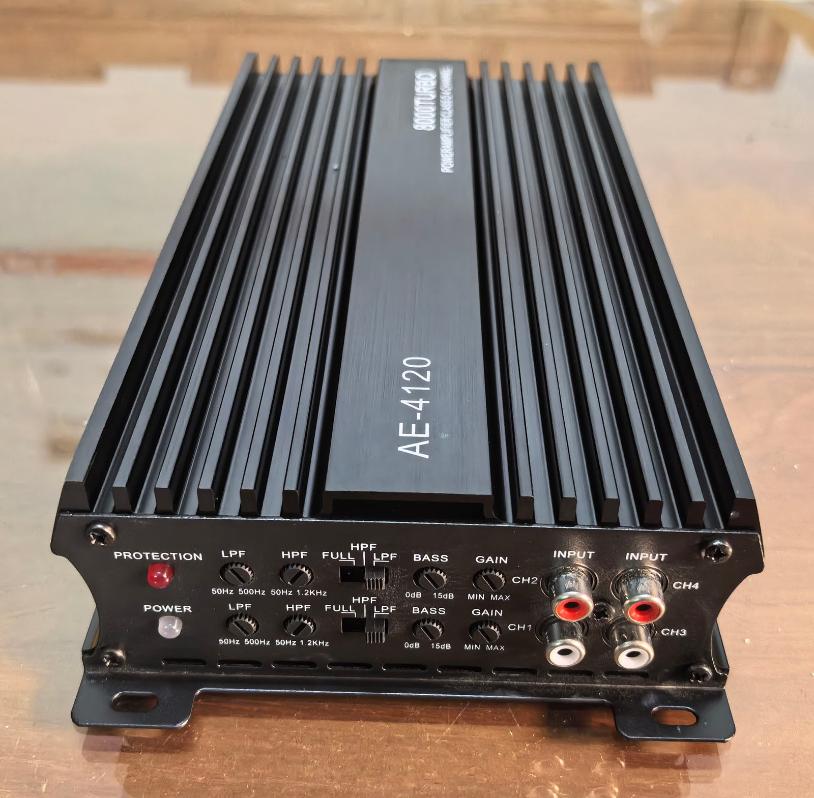 LER Audio AE-120.4 4-Channel Amplifier – 120W RMS x 4