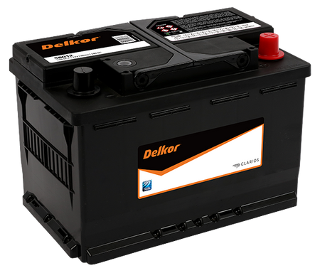 Delkor DIN66H Calcium Battery 58012 – 12V 90Ah 770CCA (Maintenance Free) 3 Years Warranty