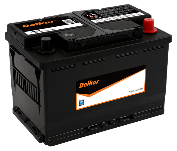 Delkor DIN66H Calcium Battery 58012 – 12V 90Ah 770CCA (Maintenance Free) 3 Years Warranty