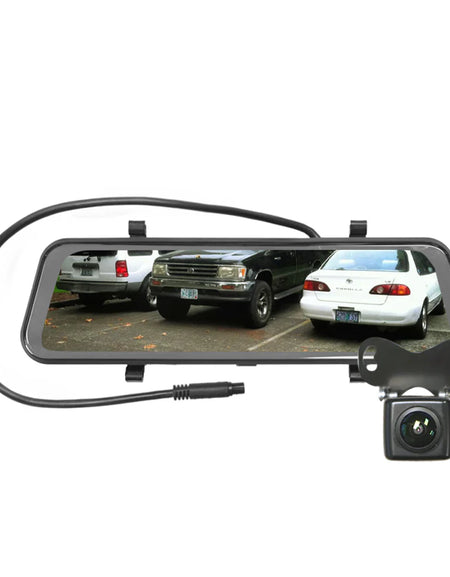 AVS 8.8" AHD 720P CLIP ON REAR VIEW FULL SCREEN MIRROR KIT WITH AHD CAMERA