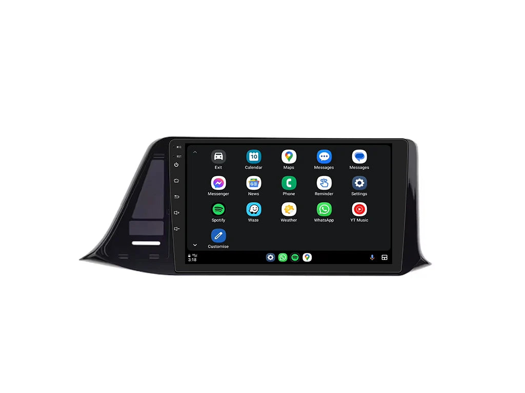 Toyota C-HR 2016 Digital IQ 9" Android Tablet Stereo – Wireless CarPlay & Android Auto