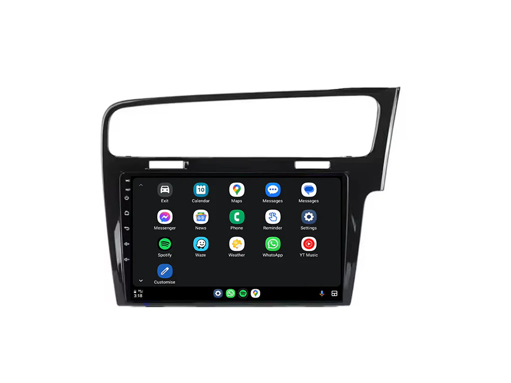 VW Golf MK7 2013–2020 Digital IQ 9" Android Tablet Stereo – Wireless CarPlay & Android Auto