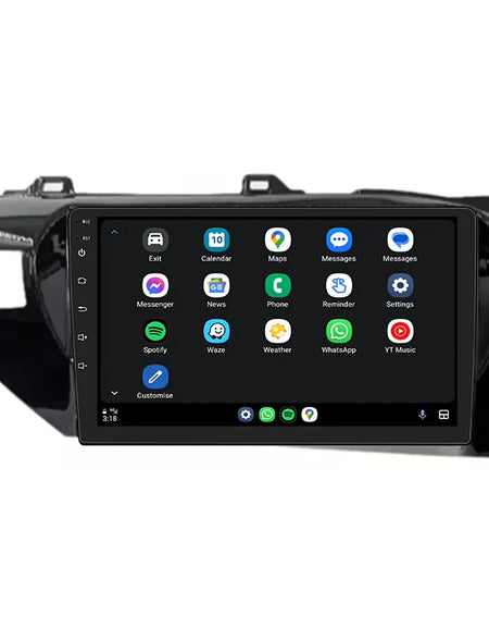 Toyota Hilux 2016–2022 Digital-IQ 9″ Android 14 Car Stereo Upgrade | Wireless CarPlay & Android Auto