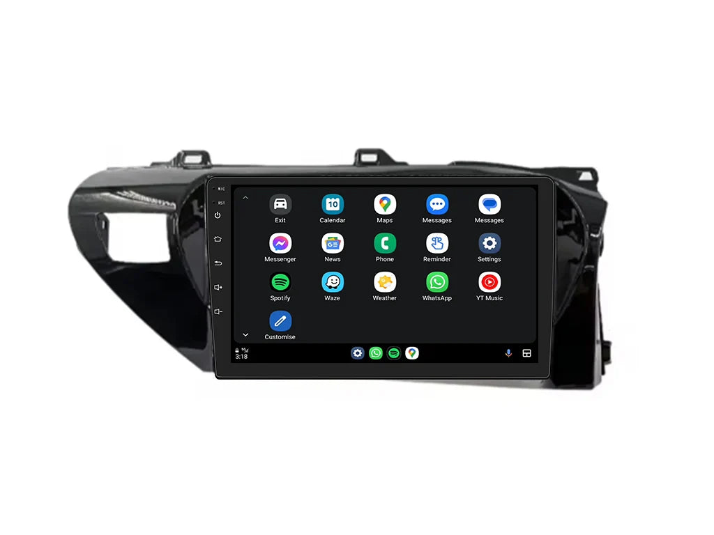 Toyota Hilux 2016–2022 Digital-IQ 9″ Android 14 Car Stereo Upgrade | Wireless CarPlay & Android Auto
