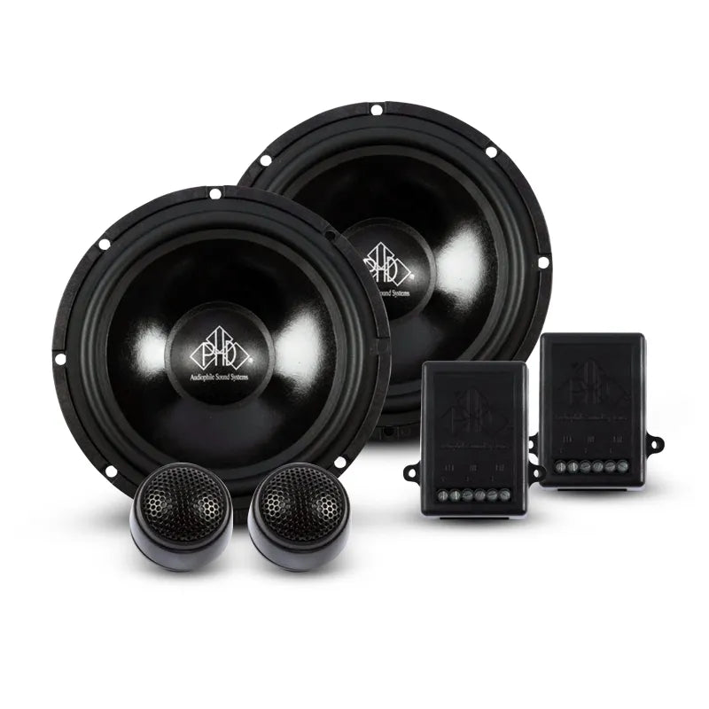 PHD Audiophile CF 6.1 KIT - 6.5inch 2way Component Speaker Set