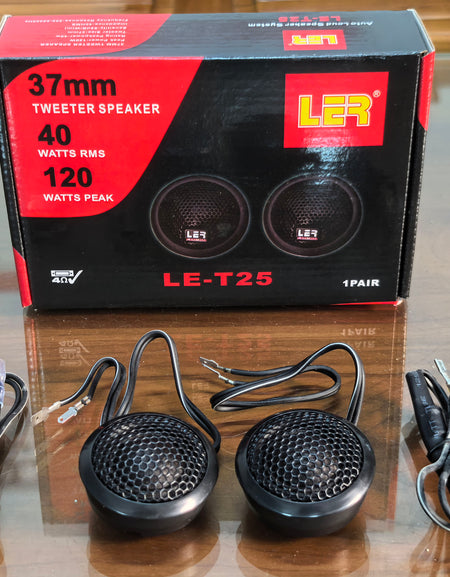 LER Audio LE-T25 1" 120 Watts (40RMS)  Dome Tweeter (pair)