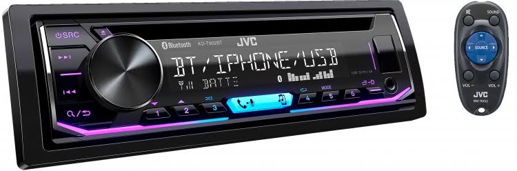 JVC  KD-T912BT Dual Bluetooth CD/USB/AUX/NZ Tuners 3x Pre Outs Car Stereo