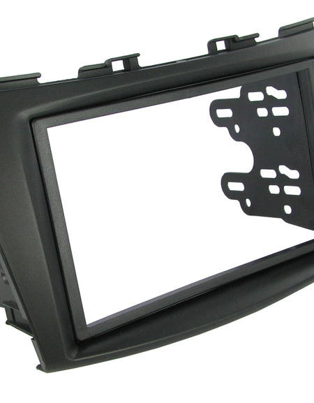 SUZUKI SWIFT 2010 - 2017  DOUBLE DIN FITTING KIT WITH SIDE BRACKETS (BLACK)
