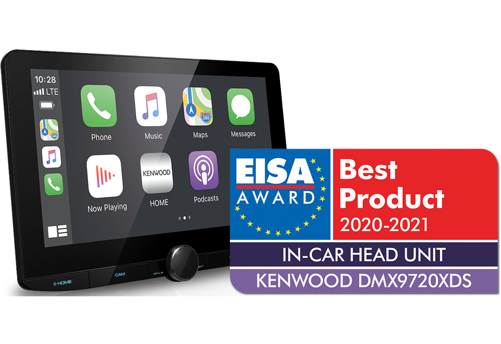 Kenwood DMX9720XDS 10.1" Floating HD Screen  Wireless Apple CarPlay & Android Auto