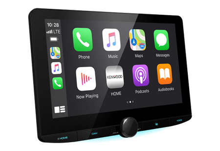 Kenwood DMX9720XDS 10.1" Floating HD Screen  Wireless Apple CarPlay & Android Auto