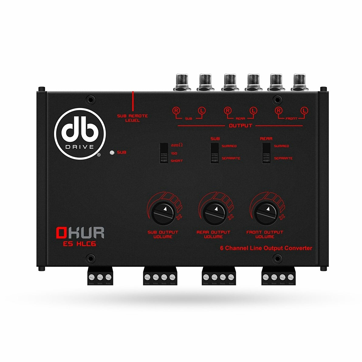 DB Drive E5 HLC6 6 Channel Line Output Converter