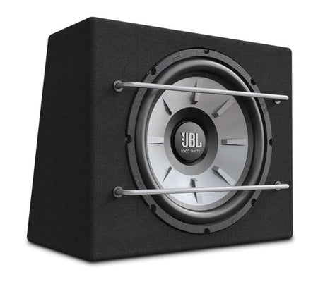 JBL 1000W 12 subwoofer in Angle Box & 4) JBL Stage2624 6.5 240 Watt  Speakers