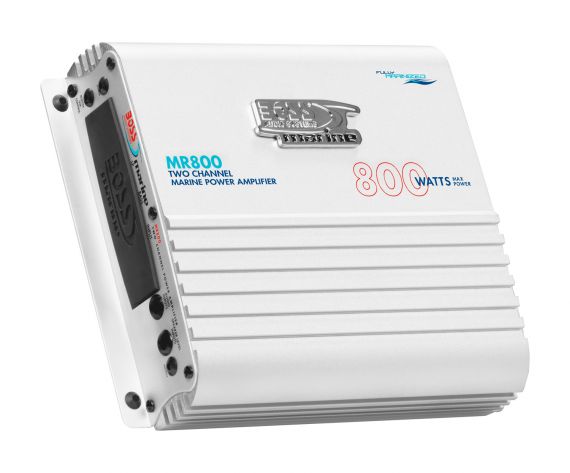 BOSS Audio MR800 Marine Grade 800 Watt 2 Channel  Class AB  Amplifier