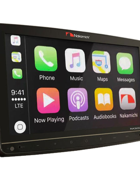NAKAMICHI NA3625-WUX 10.1" Single Din Wireless Apple Carplay / Android Auto Av Receiver