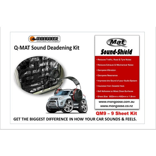 MONGOOSE QM9 Sound Deadening 9 Sheet Kit Price: