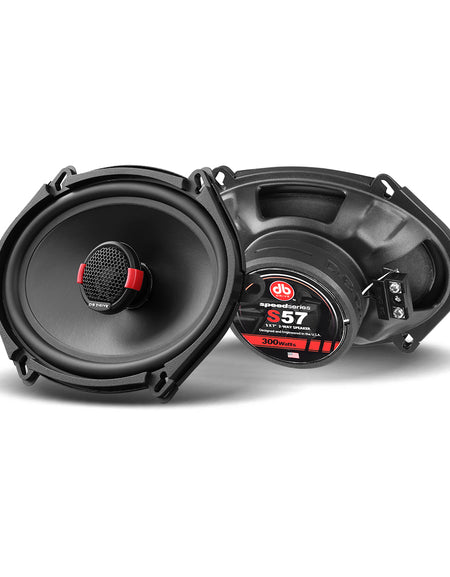 DB Drive S57 Speed Series 5X7" 300-Watt 2-Way Speakers