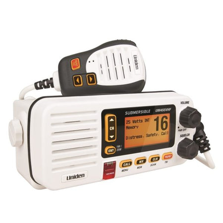 UNIDEN UM455 VHF RADIO - In-Boat Marine Radio with  Speaker Microphone VHF RADIO
