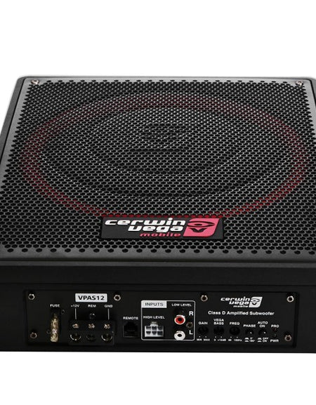 VPAS12 Vega Series 12″ Shallow Mount 600W Subwoofer Enclosure