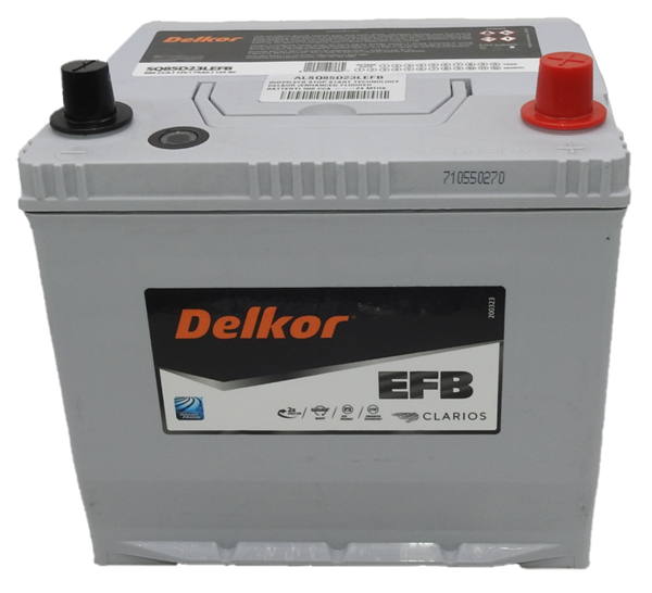 Delkor SQ85D23LEFBD 660cca  60AH HEAVY DUTY EFB Battery ISS (Start/Stop)TECHNOLOGY
