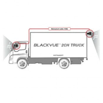 BlackVue DR750X-2CH Full HD Truck Dashcam with 32GB Micro SD Card