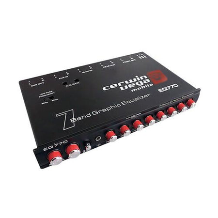 Cerwin-Vega EQ-770 7 Band Parametric Equalizer W/ Aux Input