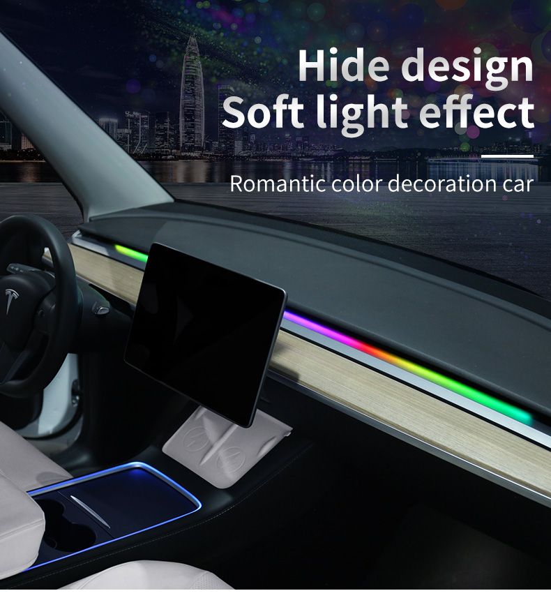 Tesla 2016-2022 Model 3 Model Y Car Interior Atmosphere Lamp LED