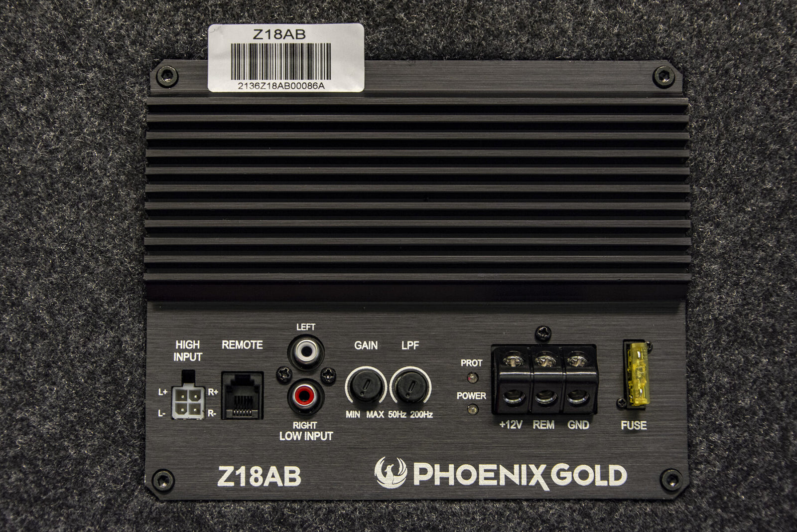 Phoenix Gold Z Series Z18AB 8” 500W Powered Active Ported Subwoofer Enclosure